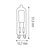 Изображение 2 Светодиодная LED лампа Horoz Electric Exa-3 3W 2700K G9 300Lm