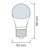 Изображение 2 Светодиодная LED лампа Horoz Electric Spectra 3W E27 102Lm Red