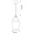 Изображение 2 LED светильник Horoz Electric Spark-1 Titanium стекло