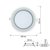 Изображение 2 LED светильник Horoz Electric Clara-15 6400K White на 15 Вт
