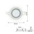 Изображение 2 LED светильник Horoz Electric Clara-6 6400K White для помещений