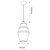 Зображення 2 Світлодіодний LED світильник Horoz Electric Element-2 Chrome