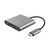 Изображение  USB Hub (хаб) Trust Dalyx 3-in-1 Multiport USB-C Adapter Aluminium — 23772