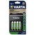 Изображение  Зарядка  Varta LCD Plug Charger+4xAA 2100 mAh - 57687101441 универсальная