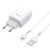 Зображення 3 Зарядний пристрій Hoco C73A Glorious (2USB, 2.4А) White – 6931474713056 + кабель Lightning