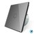 Изображение  Сенсорный выключатель Livolo VL-C701PRO-15 Grey glass серое
