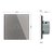 Изображение 2 Сенсорный выключатель Livolo VL-C701PRO-15 Grey glass серое