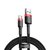Зображення 2 Кабель Baseus Cafule USB-USB Type-C, 3A, 0.5м Black/Red - CATKLF-A91