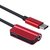 Зображення 2 Адаптер Extradigital USB Type C (M)-3.5 мм/USB Type C (F), Red - KBA1761