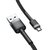 Зображення 4 Кабель Baseus Cafule USB Micro 2 A 3m Black-Grey - CAMKLF-HG1