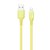Зображення  Кабель ColorWay USB-Lightning, soft silicone, 2.4А, 1м, Yellow - CW-CBUL043-Y