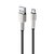 Зображення  Кабель ColorWay USB-microUSB, head metal, 2.4А, 1м, Black - CW-CBUM046-BK