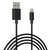 Зображення  Кабель Grand-X USB-Lightning, 1м Black - PL01B
