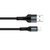Зображення 2 Кабель ColorWay USB-Lightning, nylon, 2.4А, 1м, Black - CW-CBUL045-BK