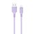Зображення 2 Кабель ColorWay USB-Lightning, soft silicone, 2.4А, 1м, Purple - CW-CBUL044-PU