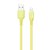 Зображення 2 Кабель ColorWay USB-Lightning, soft silicone, 2.4А, 1м, Yellow - CW-CBUL043-Y