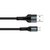 Зображення 2 Кабель ColorWay USB-microUSB, nylon, 2.4А, 1м, Black - CW-CBUM045-BK
