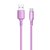 Зображення 2 Кабель ColorWay USB-microUSB, soft silicone, 2.4А, 1м, Purple - CW-CBUM044-PU
