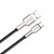 Зображення 2 Кабель ColorWay USB-USB Type-C, head metal, 2.4А, 1м, Black - CW-CBUC046-BK