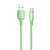 Зображення 2 Кабель ColorWay USB-USB Type-C, soft silicone, 2.4А, 1м, Green - CW-CBUC042-GR