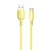 Зображення 3 Кабель ColorWay USB-USB Type-C, soft silicone, 2.4А, 1м, Yellow - CW-CBUC043-Y