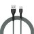 Зображення 3 Кабель ColorWay USB-USB-C, braided cloth, 3А, 1м, Gray - CW-CBUC041-GR