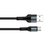 Зображення 5 Кабель ColorWay USB-USB Type-C, nylon, 2.4А, 1м, Black - CW-CBUC045-BK
