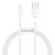 Зображення  Кабель Baseus 1m White - CALYS-A02