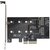 Зображення  Frime PCI-E x4 to M.2 (B&M Key) NGFF – ECF-PCIEtoSSD001.LP