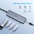 Изображение 2 USB Hub (хаб) Ugreen CM219 Grey