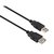 Зображення  Кабель Vinga USB 2.0 AM/AF 1.8м - VCPUSBAMAF1.8BK