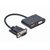 Зображення  Адаптер Cablexpert VGA-HDMI/VGA+Аудио 3,5, 0.15м - A-VGA-HDMI-02