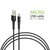 Зображення  Кабель Intaleo CBFLEXM2 USB-microUSB 2м Black - 1283126521430