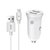 Зображення  Зарядний пристрій Piko CC-312 (2USB, 3.1A) White + кабель Lightning - 1283126538810