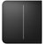 Изображение  Smart кнопка Ajax SideButton 2-gang Black, Цвет: черный