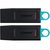 Изображение  Накопитель USB Kingston DataTraveler Exodia Black/Blue 2 Pieces 64GB USB 3.2 - DTX/64GB-2P