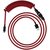 Зображення  Кабель HyperX USB-A - USB-C, 1.37м Red/Black - 6J677AA