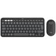 Зображення  Комплект мишка + клавіатура Logitech Pebble 2 Combo for Mac Graphite - 920-012244