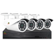 Изображение  Комплект видеонаблюдения Partizan PRO AHD-35 4xCAM + 1xDVR + HDD аналоговый