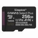Изображение  Карта памяти Kingston Canvas Select Plus microSDXC 256GB UHS-I Class 10 + SD-адаптер - SDCS3/256GB