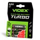Зображення  Батарейка Videx LR03/AAA Turbo BL 4шт (LR03T/AAA 4B)