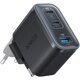 Зображення  Зарядний пристрій Anker Charger 70W, 2xUSB-C, 1xUSB-A, Black (A121AL11)