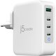 Изображение  Зарядное устройство J5create GaN USB-C 130W White (JUP43130E-EN)