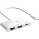Зображення  USB хаб J5create USB-C 3-в-1 White (JCA399-N)
