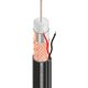 Зображення  Коаксіальний кабель Dialan RG-59+2x0.5 Eco Black 1м., Метрів в бухті: 1м.