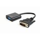Зображення  Адаптер Cablexpert DVI-D-VGA 0.2 м Black — AB-DVID-VGAF-01