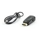 Зображення  Адаптер Cablexpert HDMI-VGA/3.5 мм Black — AB-HDMI-VGA-02