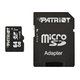 Изображение  Карта памяти Patriot LX microSDXC Class 10 64GB + SD-adapter - PSF64GMCSDXC10, Объем памяти: 64 Гб