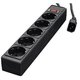 Зображення  Мережевий фільтр Gembird SPG5-X-6B 5 розеток