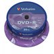 Зображення  Диск DVD+R Verbatim 4.7GB 16x Matt Silver, 25шт - 43500